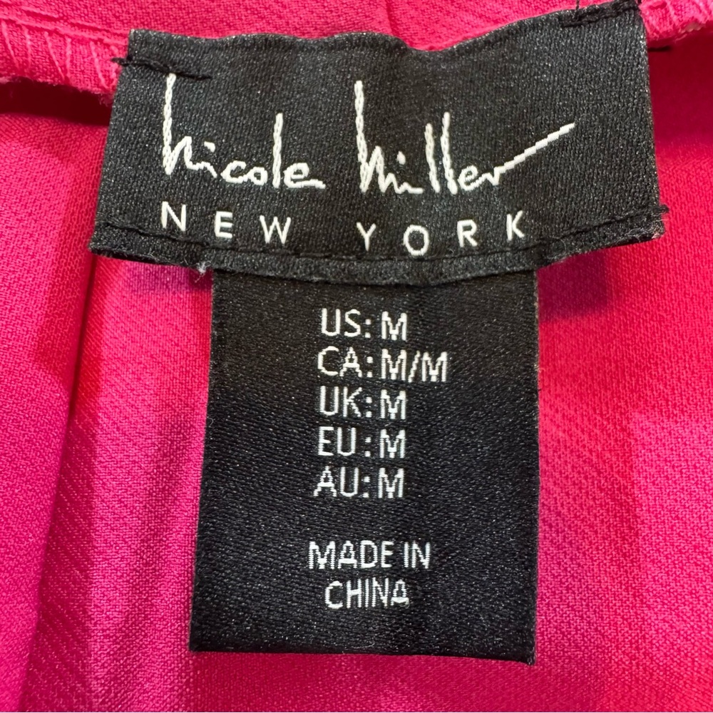 Nicole Miller Pink Wide Leg Pants - Picture 3 of 8